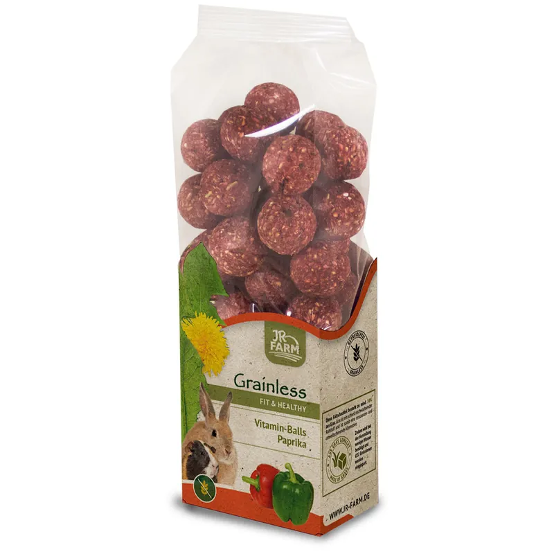 Garantierte Lieferung JR FARM Grainless Health Vitamin-Balls Paprika 150g Kleintiersnack